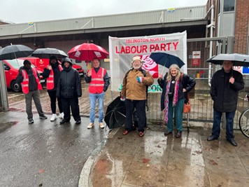 CWU Picket N7 delivery Office