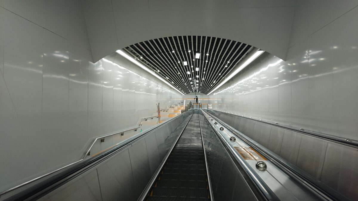 Image of an escalator