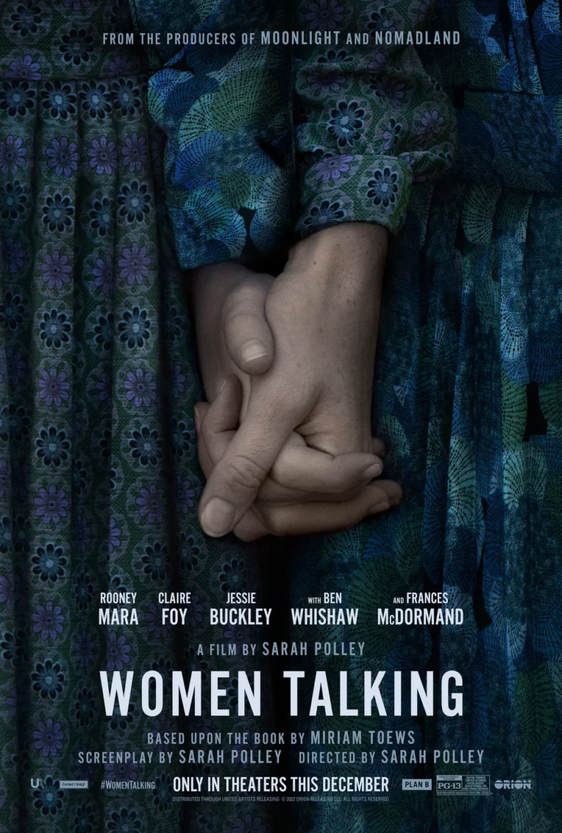 Poster from the movie Women Talking. 