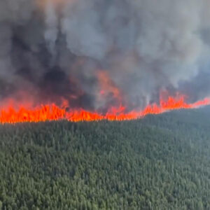 photo of wildfire in Canada