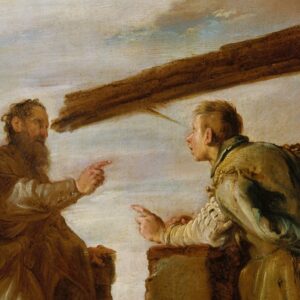 Public domain image of the painting Domenico Fetti The Parable, cropped
