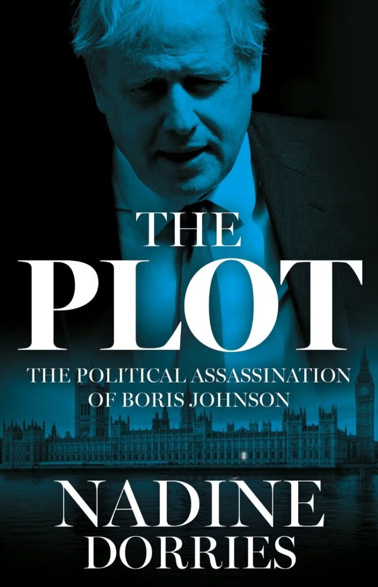 The cover of the book "The Plot" by Naddine Dorries