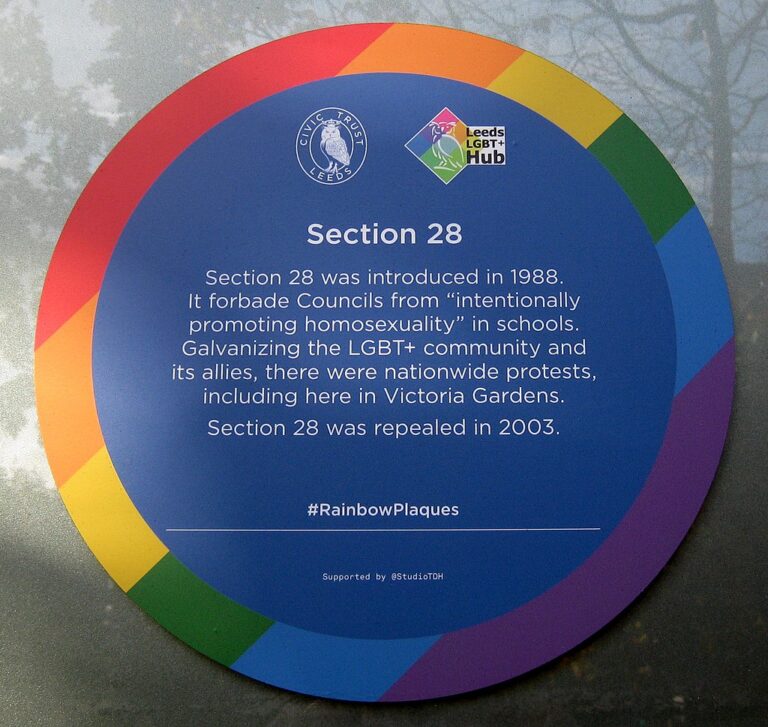 Section 28 Rainbow Plaque by Chemical Engineer