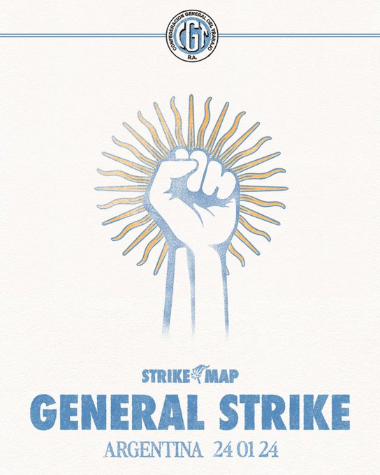 General Strike poster by Thomas Greenwood