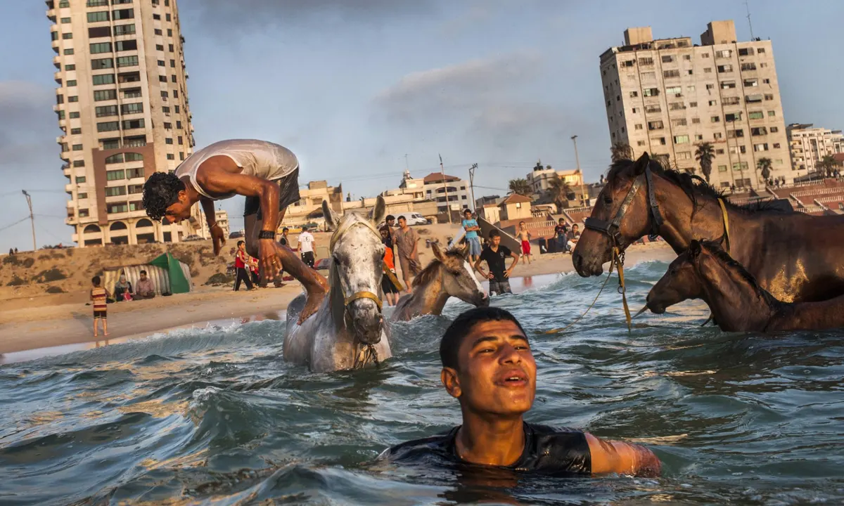 A still from the 2019 documentary film "Gaza"