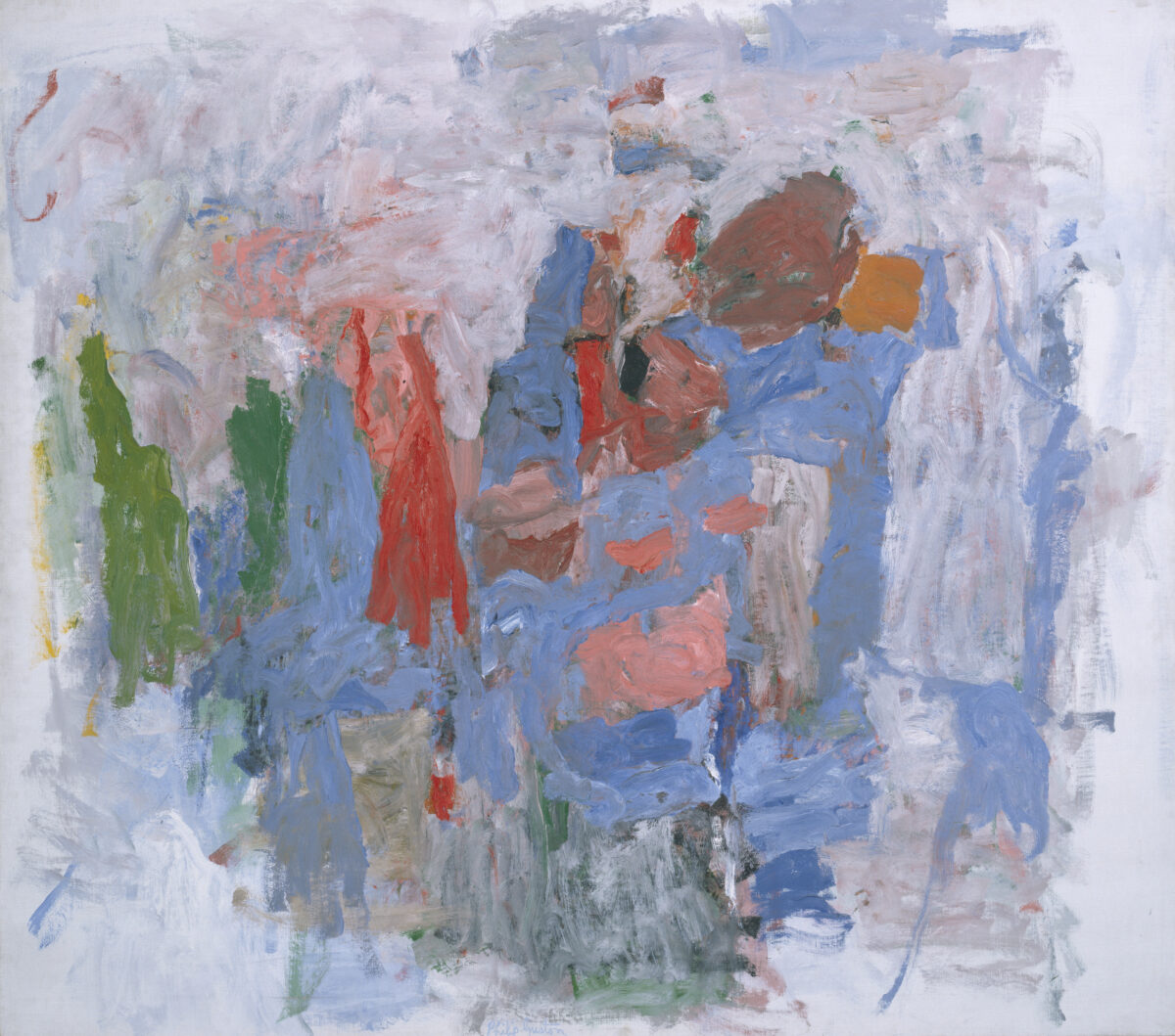 Philip Guston, Passage (1957–1958). Oil on canvas. 165.1 x 188.6 cm. Bequest of Caroline Wiess Law. © The Estate of Philip Guston. Courtesy the artist and The Museum of Fine Arts, Houston.