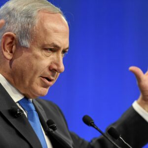 Photo of Benjamin Netanyahu, president of Israel. USA-Nee york-feb 6-2024