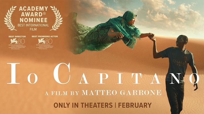 The movie poster for Io Capitano