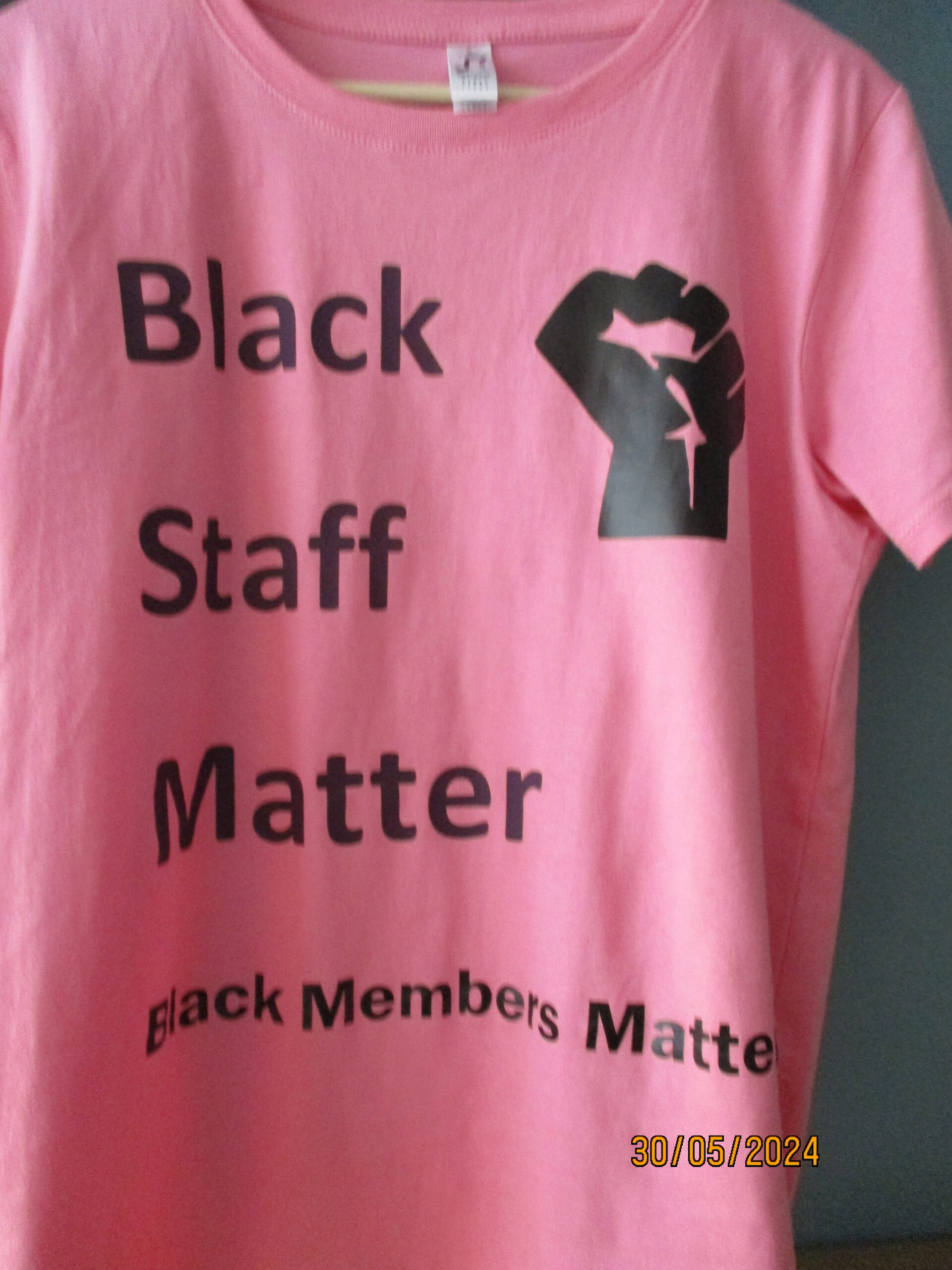 Black Staff Matter T-Shirt at UCU Congress