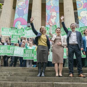 Campaign launch Green Party group shot.