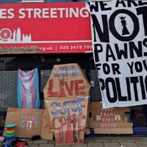 wes streeting protest