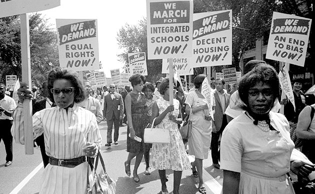 black women civil rights marchers