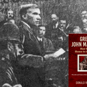 historic picture of Maclean and of the book cover
