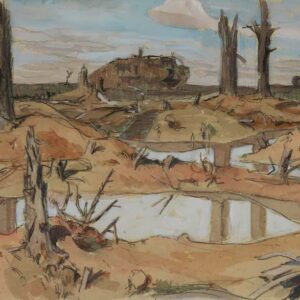 Paul Nash painting on first world war trenches