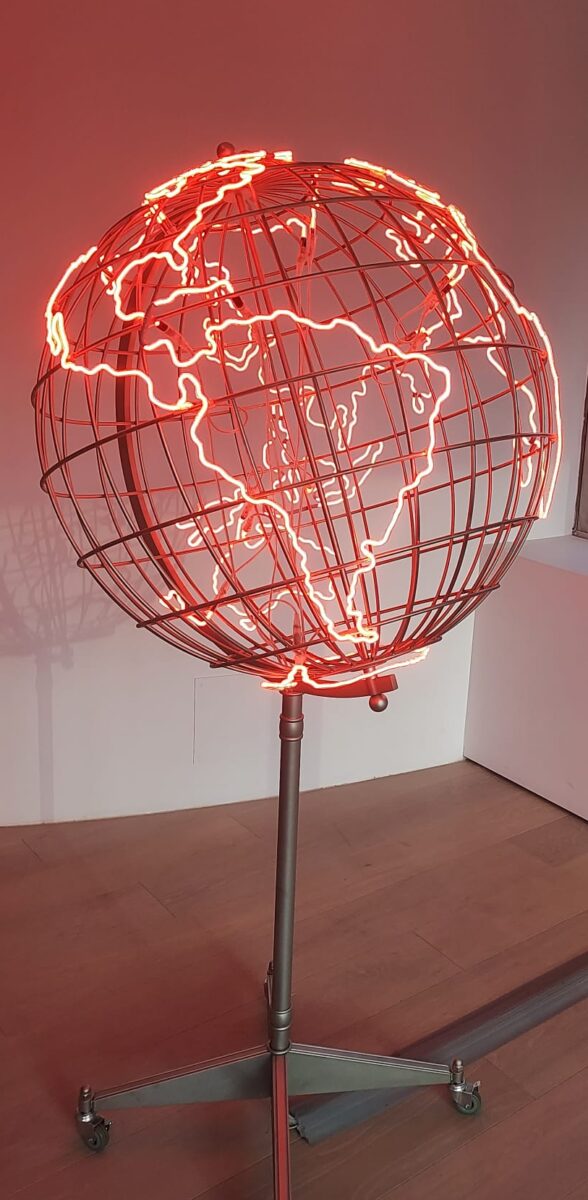 Mona Hatoum sculpture of globe