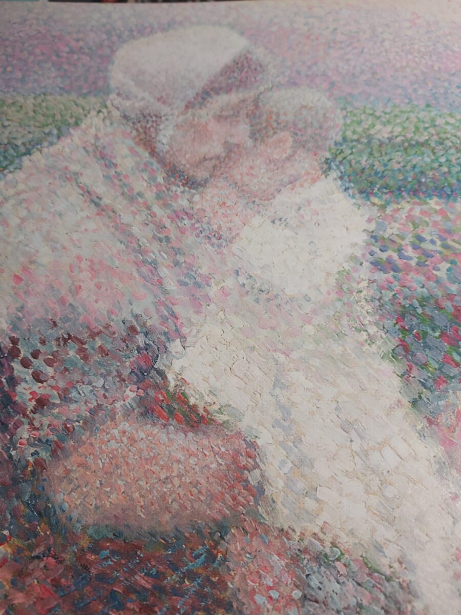 detail from Morning after the strike by Jan Toorop 1888