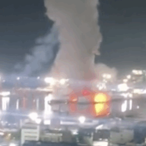 Explosions over Caracas