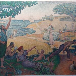 painting by Paul Signac, neo impressionist painter and pointillist as well as anarcho communist