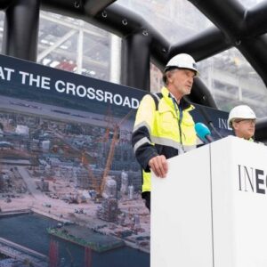 Jim Radcliffe speaking on INEOs platform. He owns the company