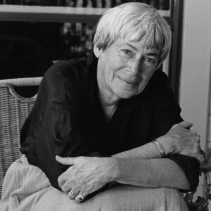 Greyscale image of the author Usual K Le Guin