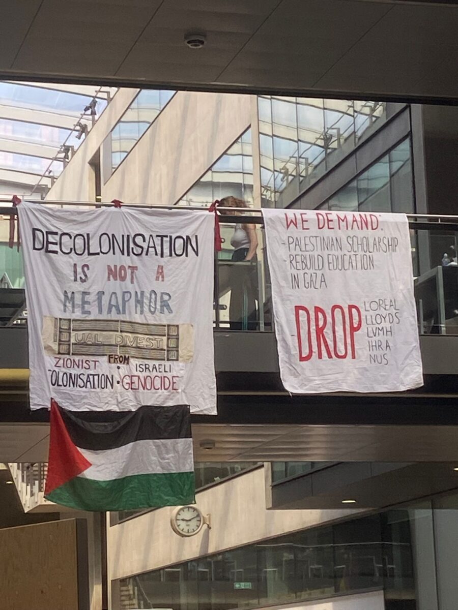 Stop art washing genocide!