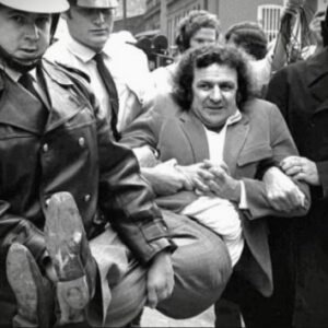 Jack Mundey being arrested 1973