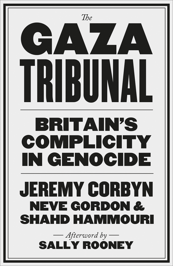 Cover of book reporting from Tribunal - black writing on cream