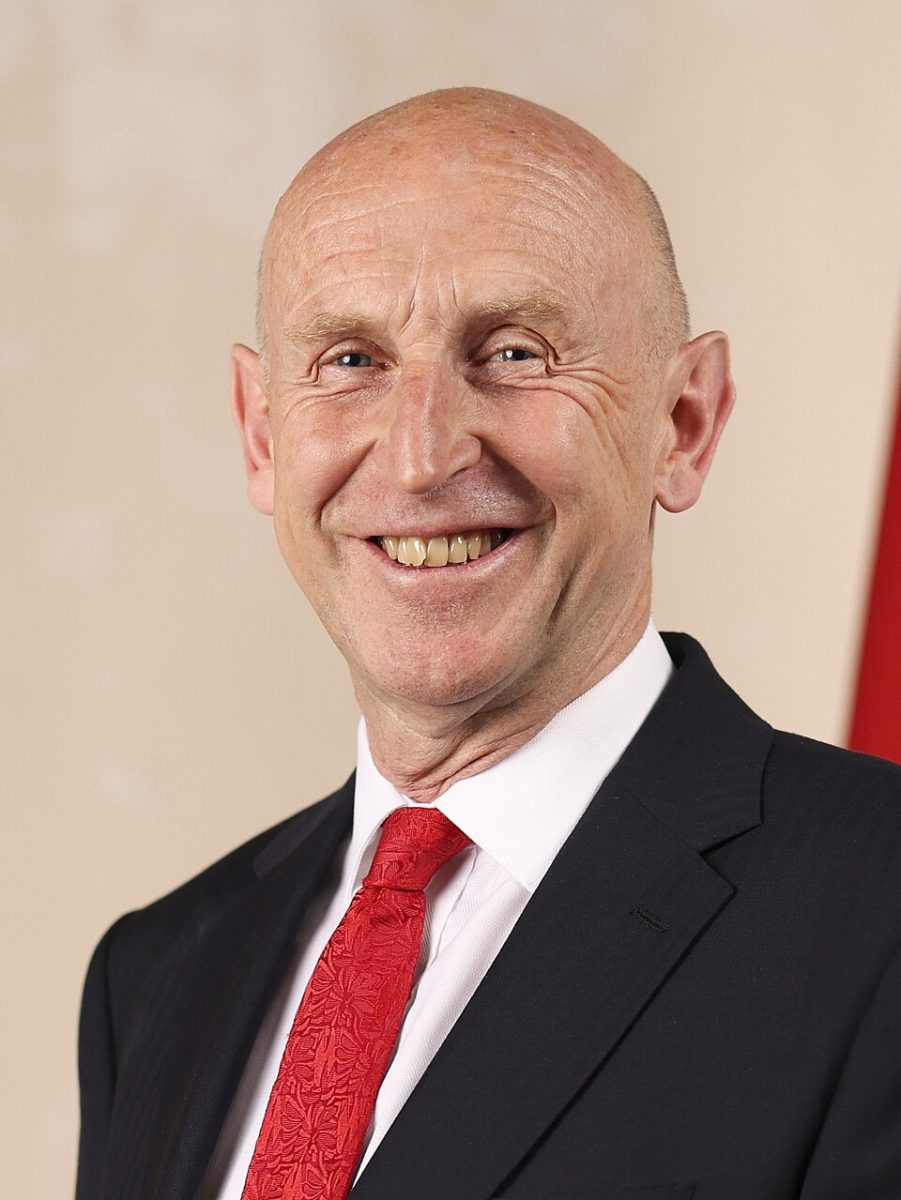 wikipedia photo of John Healey, chancellor of exchequer in Burnham govt