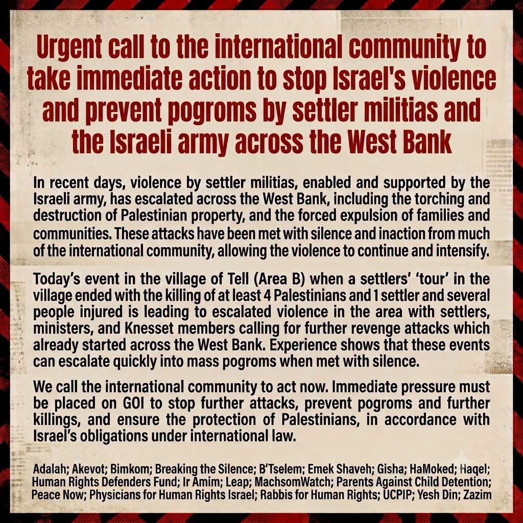 jewish orgs supporting Palestinian an appeal