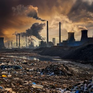 picture of pollution and rriver shutter stock