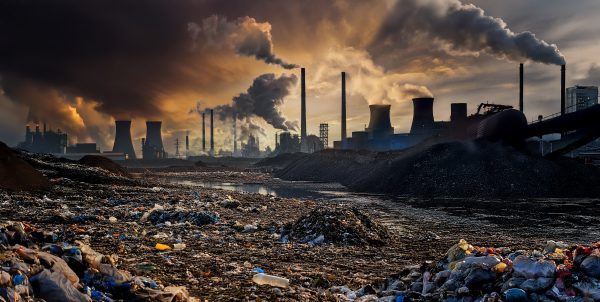 picture of pollution and rriver shutter stock