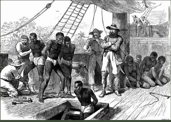 print of slave ship