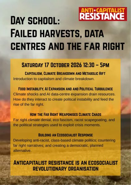 Timetable for Failed harvests event