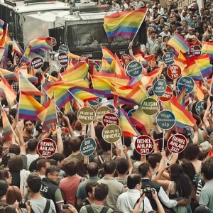 Turkish Pride demonstartion Copyright Fikret Kabay / Pexels (2017)
