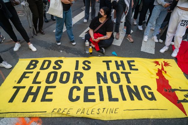 Yellow banner saying BDS is the floor not the ceiling Wirestock Creators / Shutterstock.com