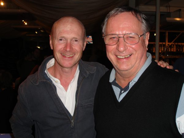 Alan Thornett with Paul Laverty Photo: John Lister