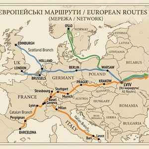 internatonal convoy for ukraine map